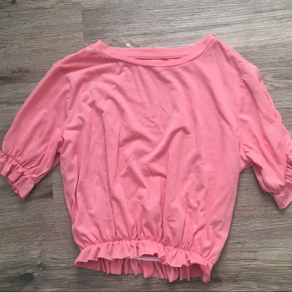 Poof New York Pink Kinda Crop Top